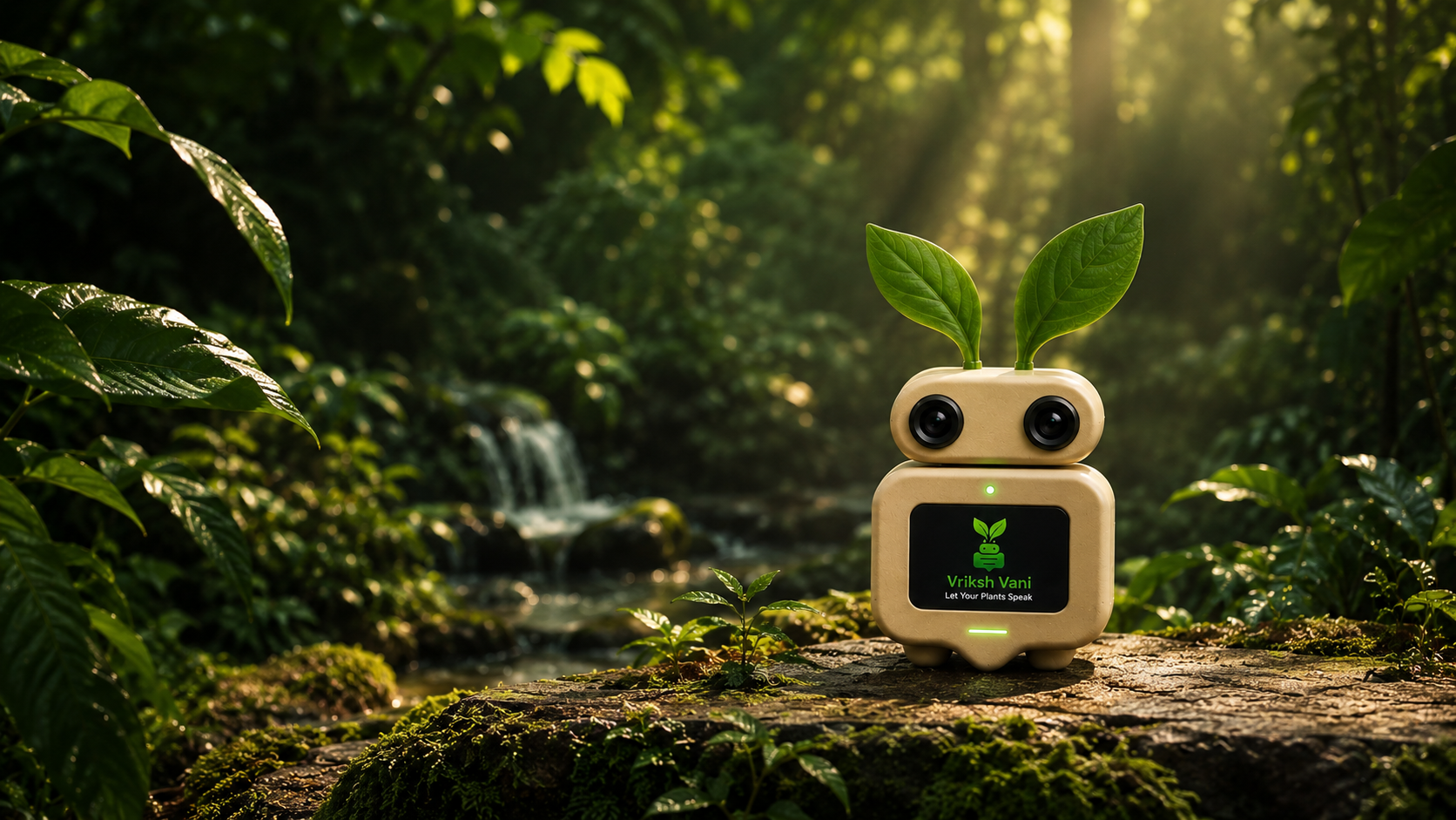 Vriksh Vani NIH-01 Nature Intelligence Hub in sunlit biophilic forest